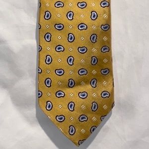 🆕 Brooks Brothers “346” Gold Paisley